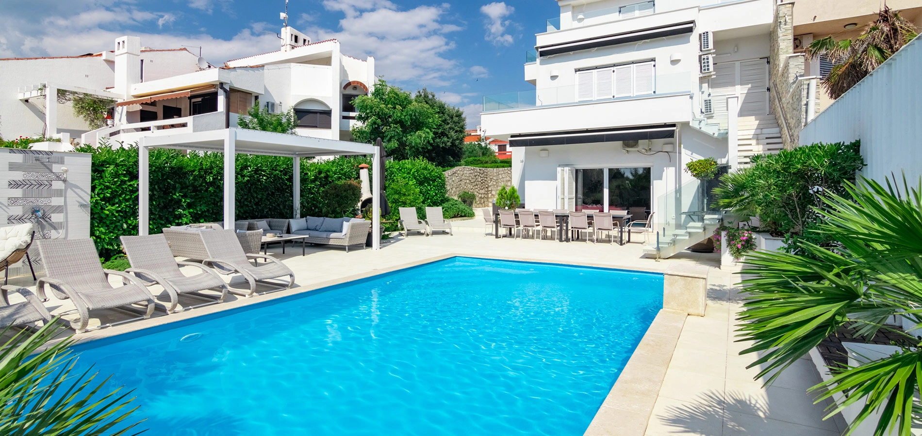 Villa Azure Oasis, pool and terrace